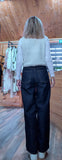 Constance Sleeveless Cardigan – Ivory Knit with Embroidery, One Size