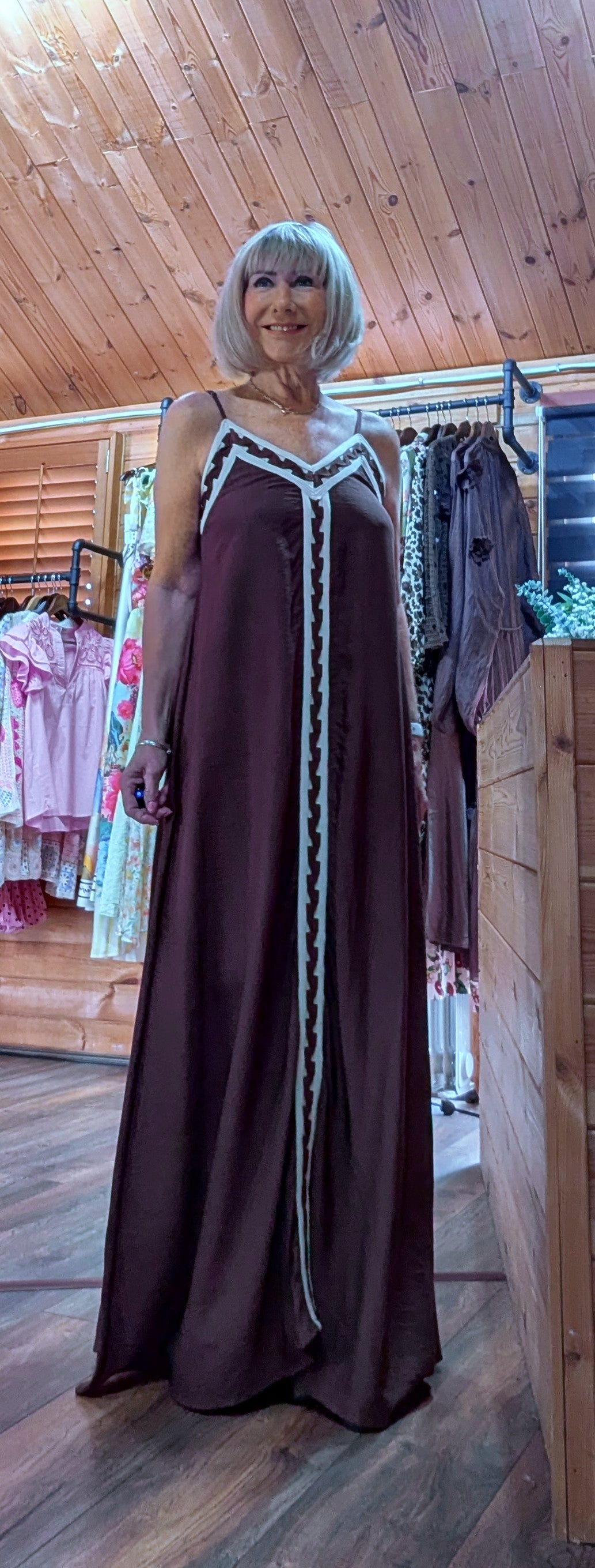 Anastasia rayon maxi dress available in UK 8 to 16