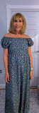 Anita Shirred Dress
