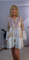 Anisa Bohemian Mini Dress