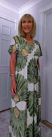 Gianna Dress – Soft Jersey Floral Dress with Shirred Waist (Sizes 8–18)
