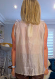 Ashley Blouse – Statement Frilled Blouse - Taupe or Chocolate
