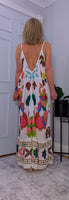 Elana Linen Blend Maxi Dress