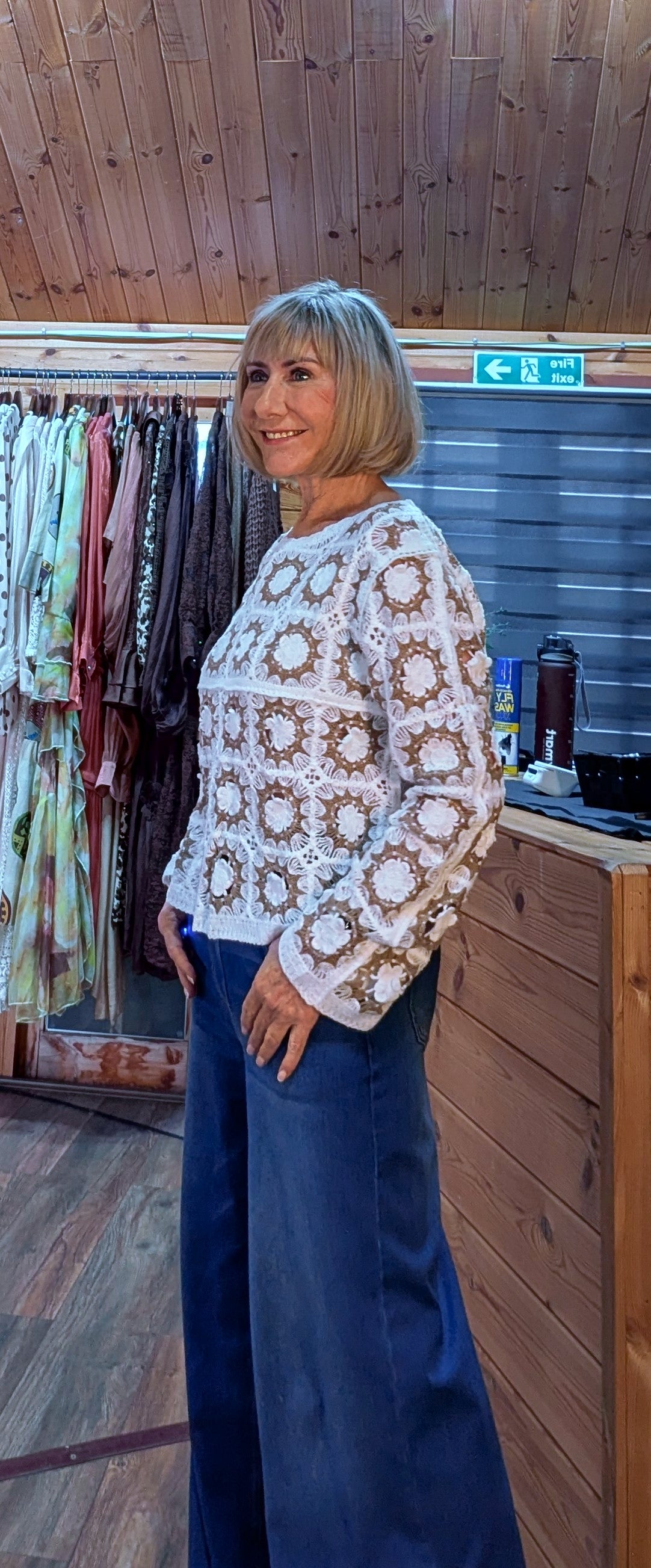 Summer cottage core cotton top