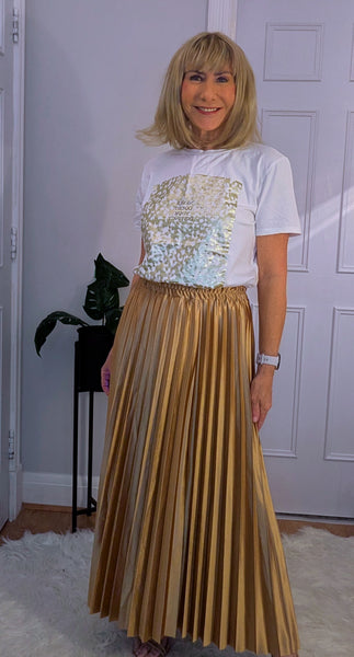 Rula Pleated Skirt