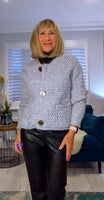 Hilda – Soft Chunky Cardigan with Pockets & Luxe Button Detail