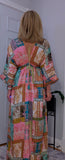 Ember Boho Maxi Dress – Multicoloured Viscose Patchwork Dress