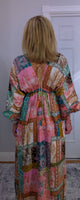 Ember Boho Maxi Dress – Multicoloured Viscose Patchwork Dress