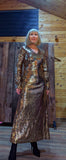 Gladys Gold  Statement Metallic Statement Dress