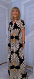 Gianna Dress – Soft Jersey Floral Dress with Shirred Waist (Sizes 8–18)