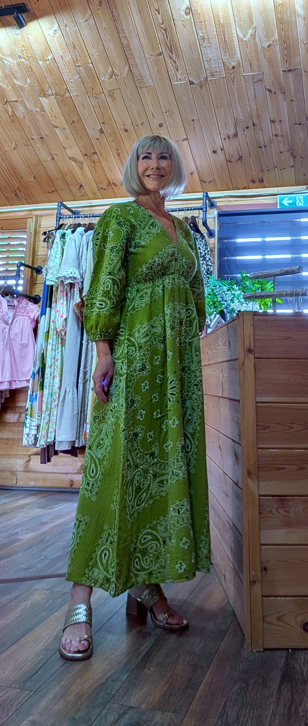 Cheesecloth summer dress 