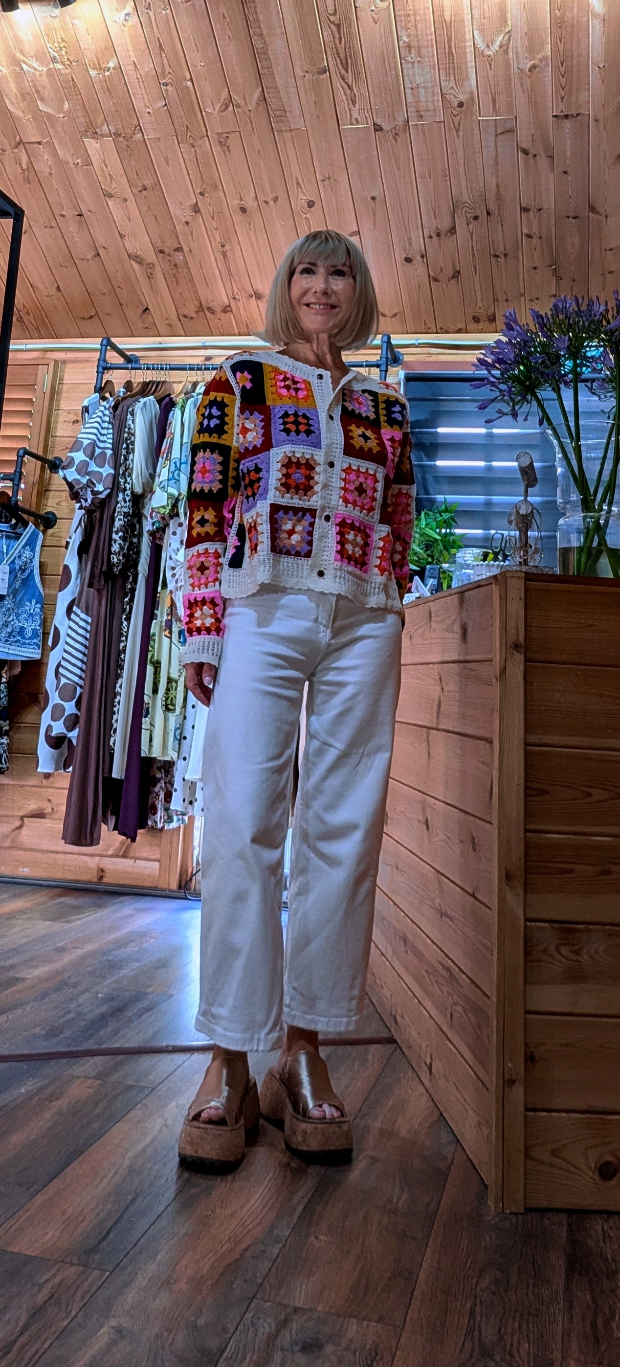 Stylish cottage core cardigan UK boutique