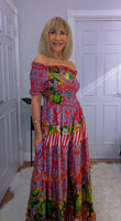 Saskia Silk Maxi Dress