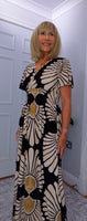 Gianna Dress – Soft Jersey Floral Dress with Shirred Waist (Sizes 8–18)