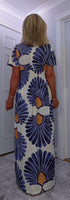 Gianna Dress – Soft Jersey Floral Dress with Shirred Waist (Sizes 8–18)