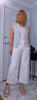 Sydney – V-Neck Sparkly Waistcoat in Gold or Silver