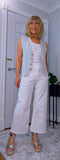 Sydney – V-Neck Sparkly Waistcoat in Gold or Silver