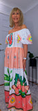 Hope – Off-Shoulder Puff Sleeve Dress with Shirred Bust