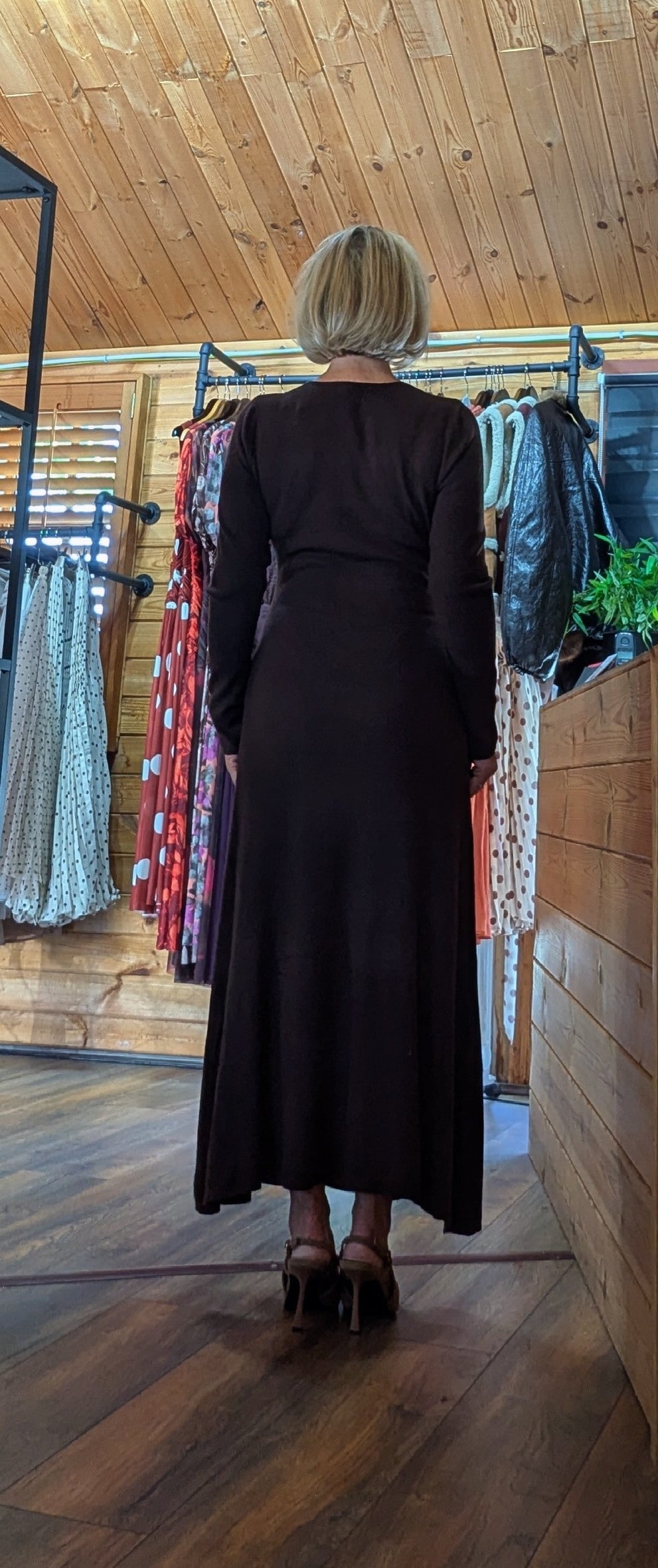 Libby Wrap-Style Maxi Dress