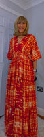 Elodie Bohemian Silk Maxi Dress