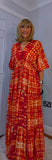 Elodie Bohemian Silk Maxi Dress