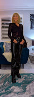 Florence Lace Top – Elegant Lace Detail with Flared Cuffs
