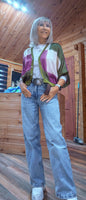 Amora Silky Cardigan – Olive Green or Maroon with ¾ Sleeves