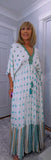 Ava Sequin Maxi Dress – Pink or Turquoise