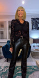 Florence Lace Top – Elegant Lace Detail with Flared Cuffs