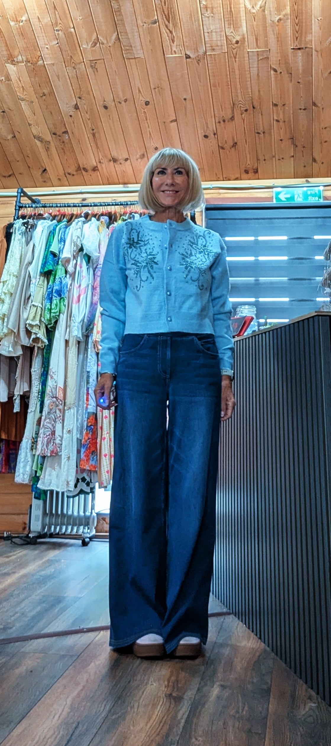 Sophie embroidered cardigan with intricate beading 