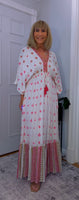 Ava Sequin Maxi Dress – Pink or Turquoise