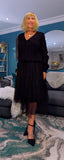 Posy Set – Embossed Cardigan & Babydoll Slip with Tulle
