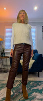 Pixie Sleeveless Bouclé Jumper – Ecru, Oversized & Soft