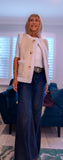 Bernadette Faux Fur Gilet – Soft Beige