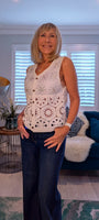 Alice Crochet Top – Vintage Sleeveless Blouse