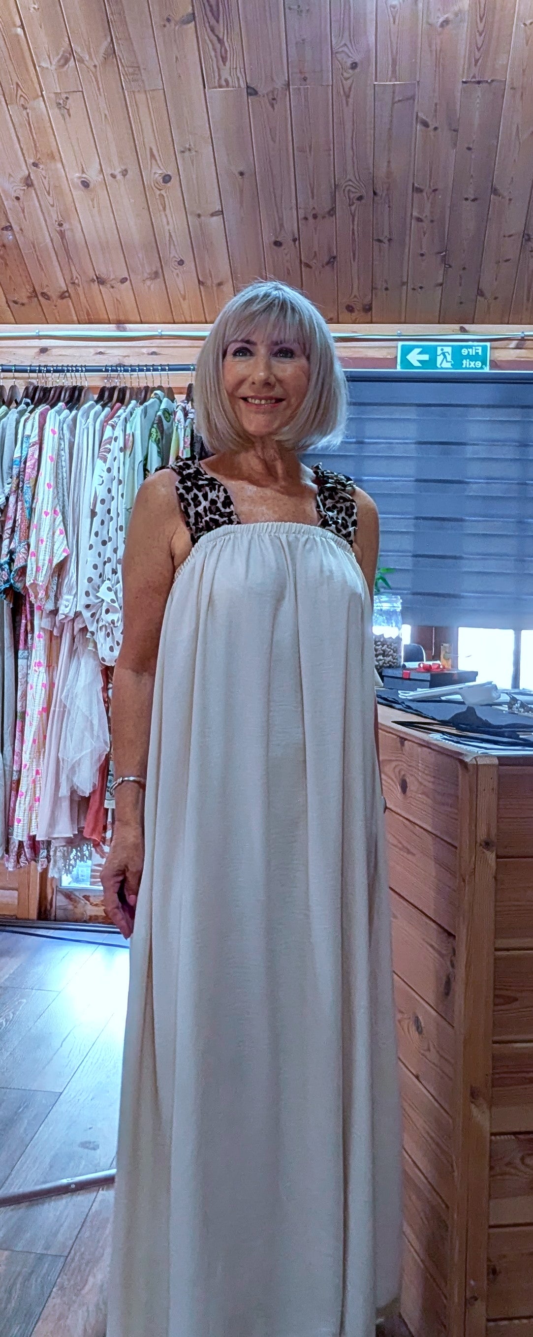 Roo relaxed maxi dress suitable up to UK 16