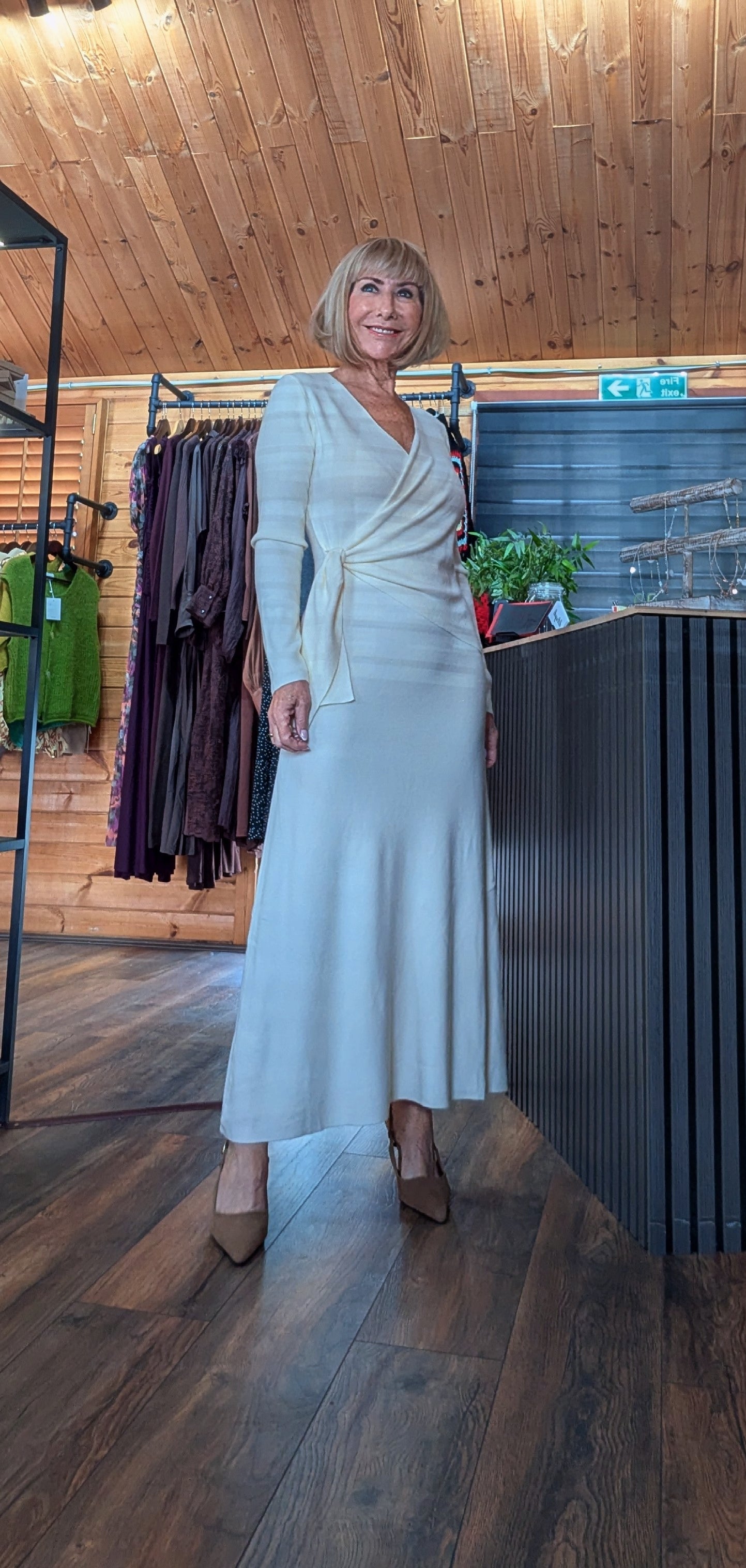Libby Wrap-Style Maxi Dress