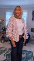 Alize Blush Boho Chunky Bobble Cardigan