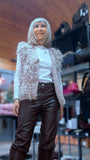 Adeline Sleeveless Fringe Cardigan – Taupe or Chocolate
