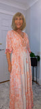Vienna Maxi Dress – Coral  Boho Style