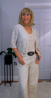 Tonia Embroidered Cardigan