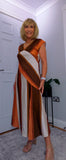 Emmy Linen Look Midi Dress – Fuchsia or Rust for Petites