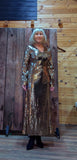 Gladys Gold  Statement Metallic Statement Dress