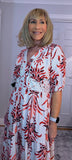 Stella Dress Ditsy Dress With Lace Trim