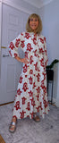 Eunice Shirt Dress Bold Red Dress