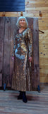 Gladys Gold  Statement Metallic Statement Dress