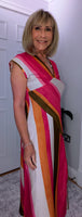 Emmy Linen Look Midi Dress – Fuchsia or Rust for Petites