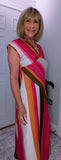 Emmy Linen Look Midi Dress – Fuchsia or Rust for Petites