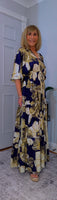 Elodie Bohemian Silk Maxi Dress