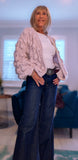 Alize Blush Boho Chunky Bobble Cardigan